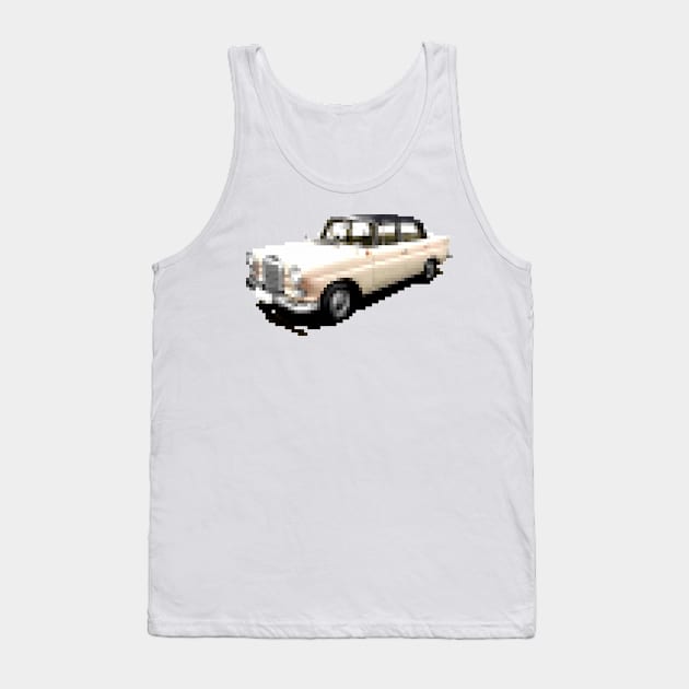 Pixel Mercedes oldtimer Tank Top by AdiDsgn